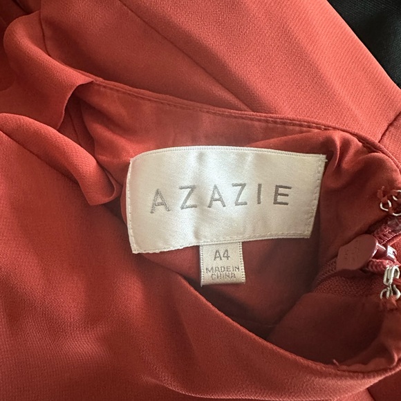 Azazie Manila Terracotta Dress Size 4 - Picture 3 of 4